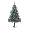 vidaXL &Aacute;rbol de Navidad con 300 LED con soporte Verde 210 cm PVC