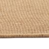 vidaXL Alfombra de yute con reverso de latex color natural 80x160 cm