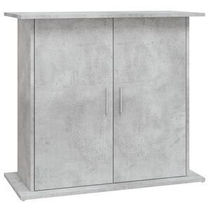 vidaXL Soporte para acuario de hormig&oacute;n gris 81x36x73 cm de madera sint&eacute;tica