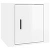 vidaXL Mesita de noche color blanco brillante 50x39x47 cm