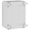 vidaXL Gabinete de Control Gris 18 x 13 x 24 cm Plástico ABS