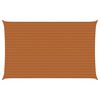 vidaXL Toldo Vela de Sombra Naranja y Marr&oacute;n 8 x 5 m