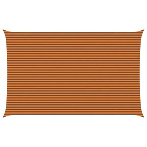 vidaXL Toldo Vela de Sombra Naranja y Marr&oacute;n 8 x 5 m