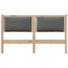 vidaXL Cabecero Otro Marr&oacute;n 150 cm Madera maciza de pino
