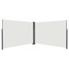 vidaXL Toldo lateral retr&aacute;ctil Crema 600 x 200 cm Metal