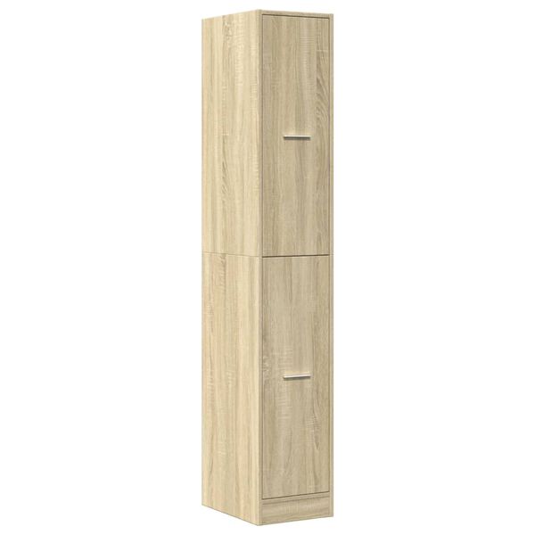 vidaXL Armario botiqu&iacute;n madera ingenier&iacute;a roble Sonoma 30x41x174,5 cm