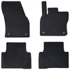 vidaXL Alfombrilla de Coche 4 pcs Negro VW TIGUAN , para TOURAN TPE