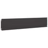 vidaXL Bordes para c&eacute;sped 30 uds acero laminado fr&iacute;o negro 20x103 cm