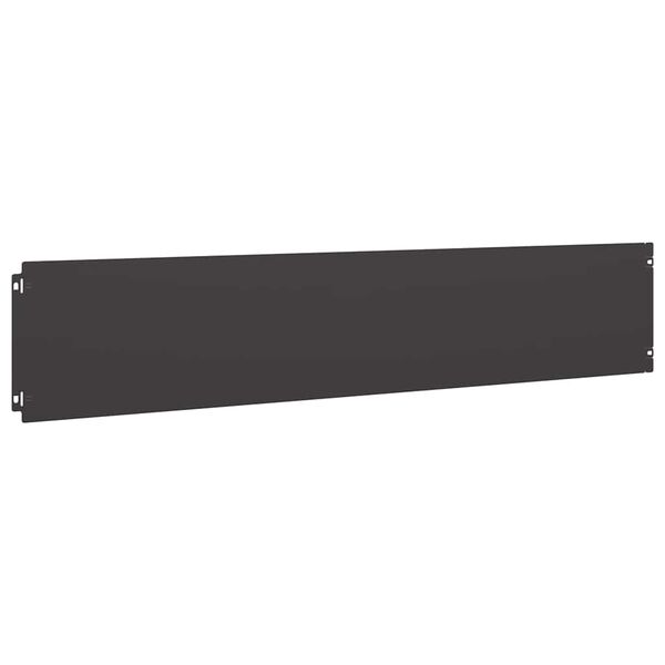 vidaXL Bordes para c&eacute;sped 30 uds acero laminado fr&iacute;o negro 20x103 cm