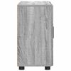 vidaXL Aparador Gris Sonoma 88,5 x 30,5 x 55,5 cm Madera de ingenier&iacute;a