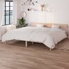 vidaXL Estructura de cama sin colchón madera maciza 200x200 cm