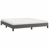 vidaXL Estructura de cama sin colchón cuero sintético gris 180x200 cm