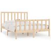 vidaXL Estructura de cama madera maciza 120x190 cm