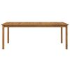 vidaXL Juego de comedor para jard&iacute;n 7 piezas madera maciza acacia