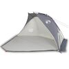 vidaXL Tienda de playa 185T poli&eacute;ster gris 268x223x125 cm