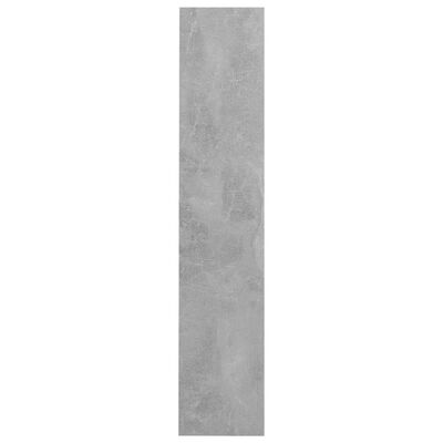 vidaXL Zapatero de pared gris aglomerado 80x18x90 cm