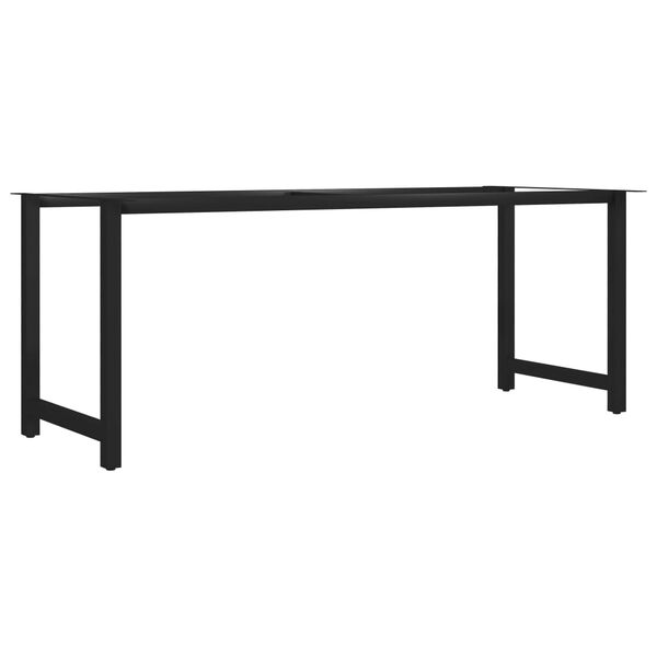 vidaXL Estructura de mesa de comedor en forma de H 200x80x72 cm