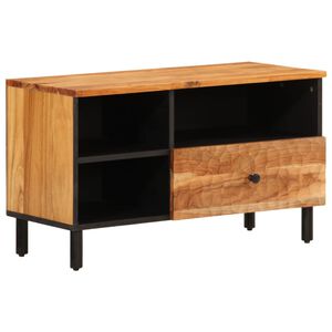 vidaXL Mueble de TV madera maciza de acacia 80x33x46 cm