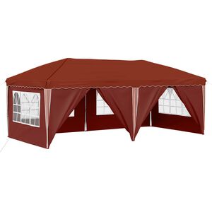 vidaXL Carpa Plegable para Fiestas 575 x 288 x 245 cm Terracota