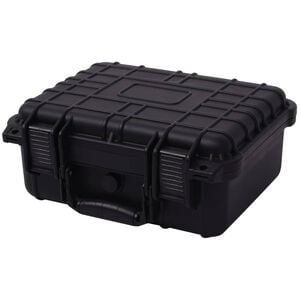 vidaXL Malet&iacute;n protector de equipo negro 35x29,5x15 cm