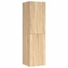 vidaXL Mueble de TV madera contrachapada color roble 30,5x30x110 cm