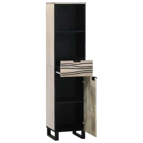 vidaXL Mueble de lavabo para ba&ntilde;o con estante 38 x 33 x 160 cm