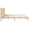vidaXL Cama extralarga sin colch&oacute;n madera maciza 200x220 cm
