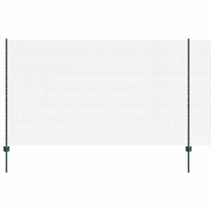 vidaXL Valla con Poste Verde
