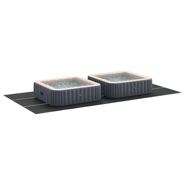 vidaXL Lona para el fondo de la piscina Negro 750 x 372 x 0,1 cm