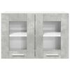vidaXL Mueble colgante con puerta Gris Concreto 60 x 31 x 40 cm