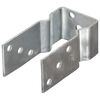 vidaXL Anclajes de valla 12 uds acero galvanizado plateado8x6x15 cm
