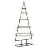 vidaXL &Aacute;rbol de Navidad de metal con soporte KUOPIO 90 cm