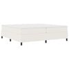 vidaXL Cama tipo Box Spring Crema y 200 x 200 cm Tela de Pana