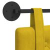 vidaXL Cabecera Colgante Amarillo 130 x 55 x 5 cm Terciopelo