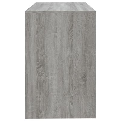 vidaXL Escritorio de madera de ingeniería gris Sonoma 101x50x76,5 cm