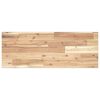 vidaXL Estantes flotantes 4 uds madera acacia sin tratar 100x30x2 cm