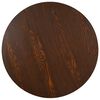 vidaXL Mesa de bistr&oacute; MDF marr&oacute;n oscuro 80 cm