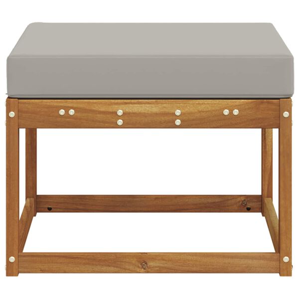 vidaXL Reposapi&eacute;s de exterior Madera de Acacia S&oacute;lida Natural