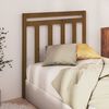 vidaXL Cabecero de cama madera maciza de pino marr&oacute;n miel 106x4x100 cm