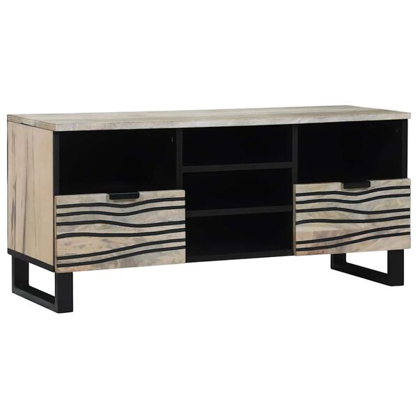 vidaXL Unidades de TV con caj&oacute;n 100 x 33 x 46 cm Madera contrachapada