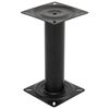 vidaXL Pedestal para asiento de barco acero negro 33 cm