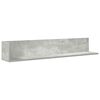 vidaXL Estantes de pared 2 uds madera gris hormig&oacute;n 100x16,5x16,5 cm