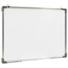 vidaXL Pizarra magnética de borrado en seco acero blanco 70x50 cm