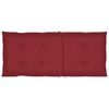 vidaXL Sillas de jardín 2 uds con cojines vino rojo madera maciza teca