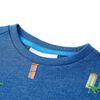Camiseta infantil azul oscuro m&eacute;lange 140