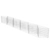 vidaXL Cesta de muro de gaviones acero galvanizado 300x30x50 cm