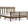 vidaXL Estructura de cama madera maciza de pino marr&oacute;n miel 160x200 cm