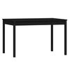 vidaXL Juego de comedor de jard&iacute;n 5 piezas madera maciza pino negro