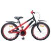 vidaXL Bicicleta Infantil 22 Pulgadas para 7-12 a&ntilde;os Rojo y Negro