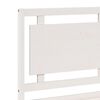 vidaXL Cama extralarga sin colchón madera maciza blanca 200x210 cm